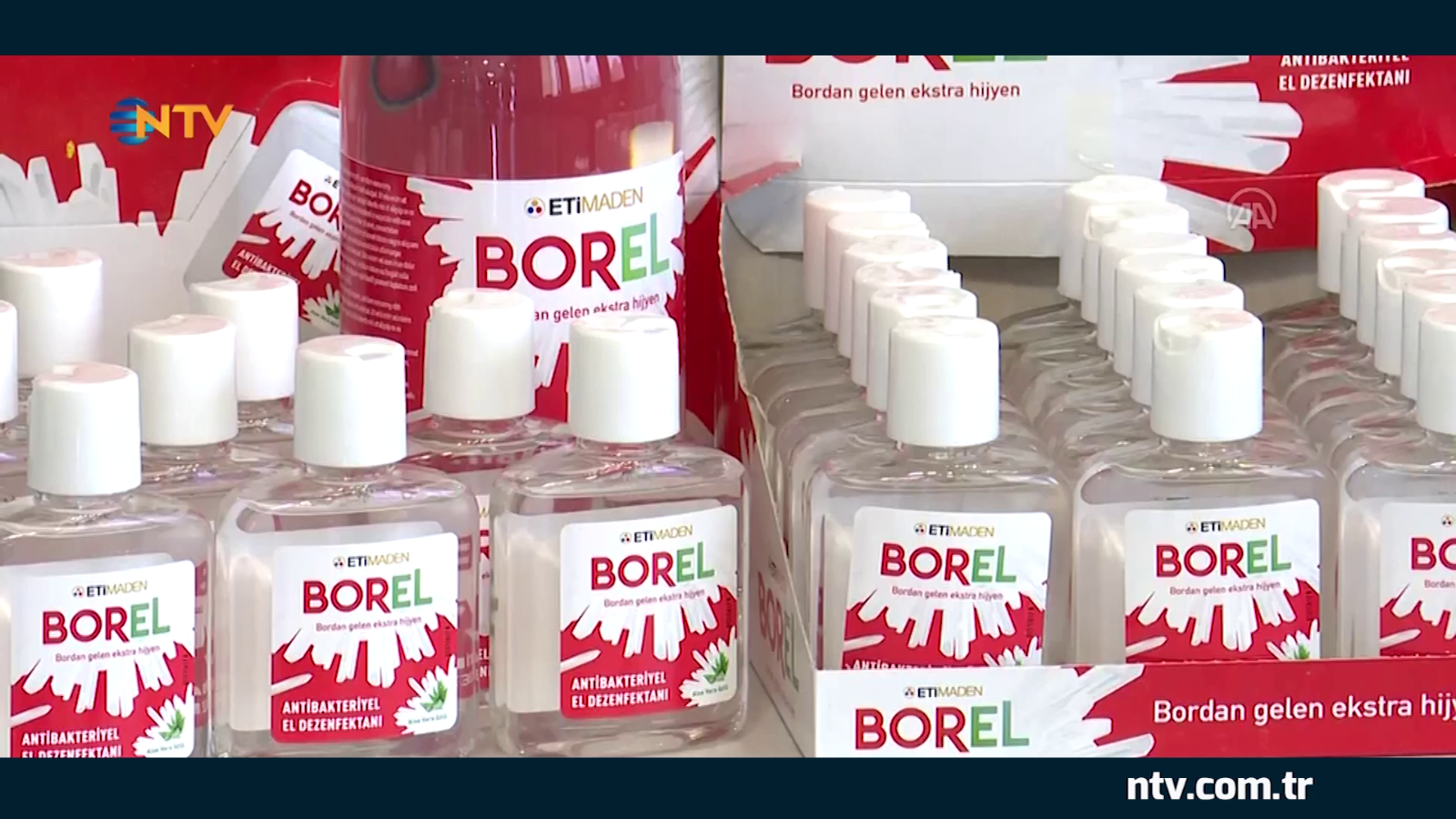 Bor katkılı el dezenfektanı BOREL yarın raflarda