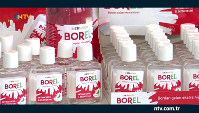 Bor katkılı el dezenfektanı BOREL yarın raflarda