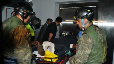 Donmak üzereyken kurtarıldı