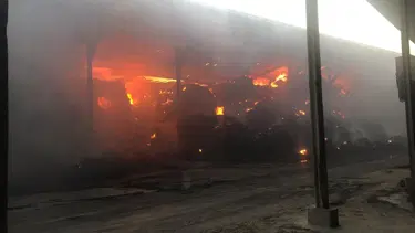 Kırklareli'de hayvan çiftliğinde yangın
