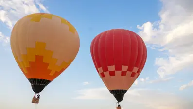 Kapadokya'nın simgesi balonlar Diyarbakır'ın Dicle Vadisi'nde