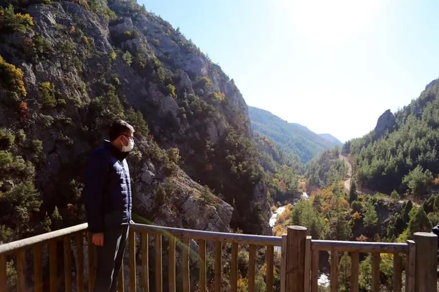 'Kont Dracula' ile anılan Eğrigöz Kalesi ile İkitaş Kanyonu turizme kazandırılıyor 