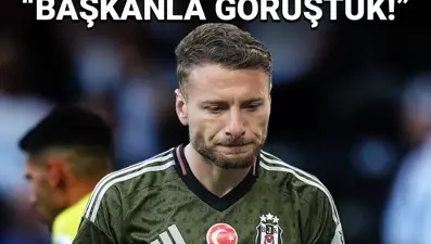 Immobile Beşiktaş'tan ayrılacak mı? Maç biter bitmez cevap vermek için soluğu mikrofon başında aldı: "Başkanla görüştük"