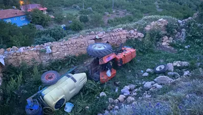 Malatya'da traktör kazası: Bir can kaybı