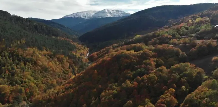 'Anadolu'nun yüce dağı' Ilgaz'da iki mevsim bir arada 