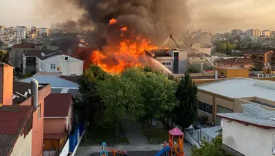 Sabiha Gökçen Havalimanı yakınında yangın