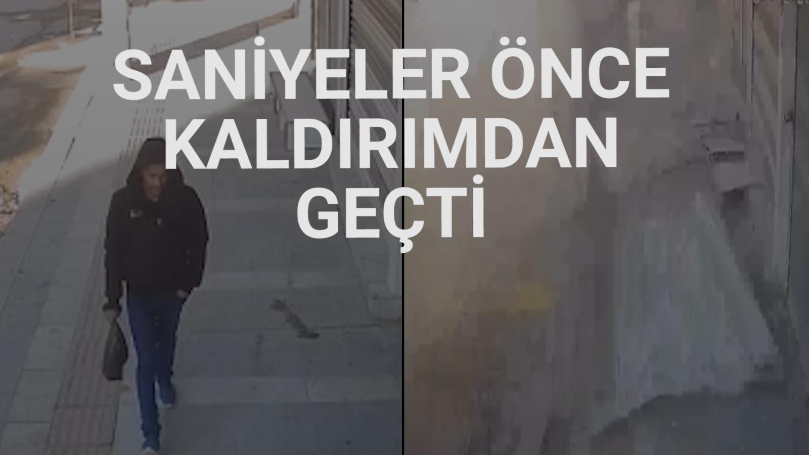 Akçakale’deki patlama anı kamerada