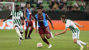 SON DAKİKA: Trabzonspor, Avrupa Ligi'ne mağlubiyetle başladı