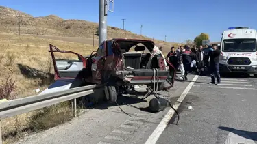 Sivas'ta faciadan dönüldü: LPG tankı yerinden fırladı