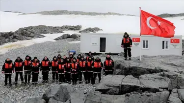 Antarktika Bilim Seferi'ni gerçekleştiren ekip Türk Üssü'ne ulaştı