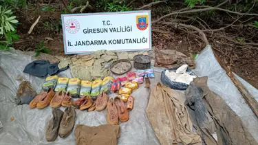 Giresun’da teröristlere ait sığınak bulundu