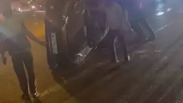 Diyarbakır’da otomobil takla attı: 1 yaralı