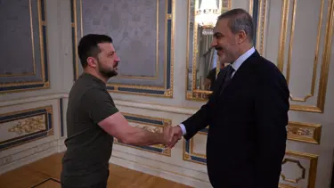 Dışişleri Bakanı Fidan, Zelenski ile görüştü