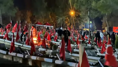 Depremde hayatını kaybedenler dualarla yad edildi