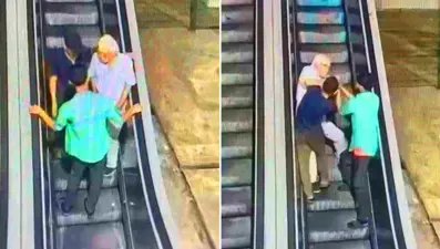 Taksim alt geçidinde gasp dehşeti: Boğazını sıkıp soydular!