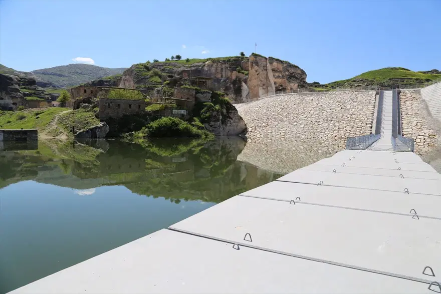 Tarihi Hasankeyf'e 3 limandan ulaşılacak 5