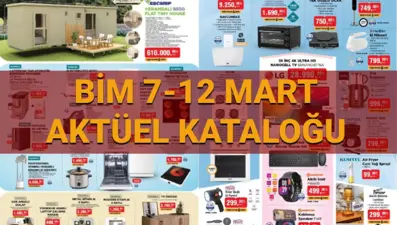 BİM Aktüel Kataloğu 11-12 Mart satışta: BİM markete mini fırın, davlumbaz, blender ve televizyon geliyor
