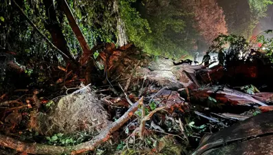 Çat Vadisi yolunda heyelan