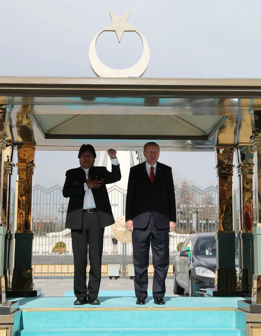 Bolivya lideri Morales Ankara'da 23