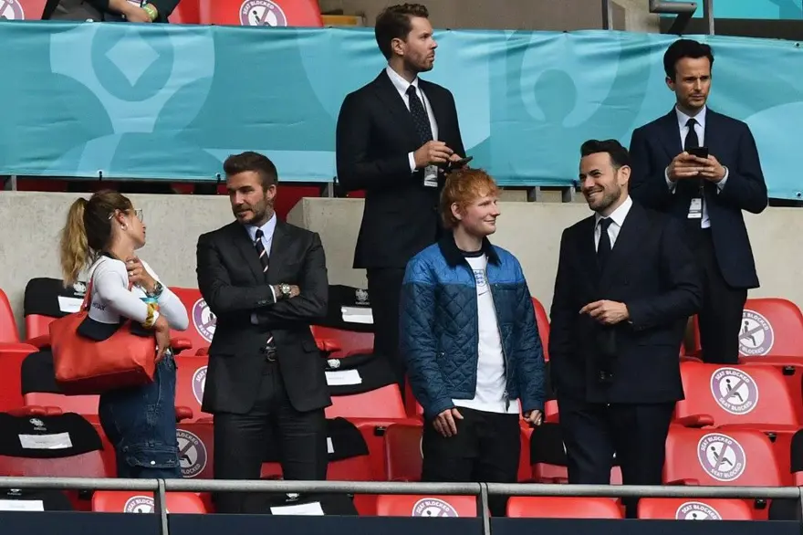 Kraliyet Ailesi, David Beckham ve Ed Sheeran EURO 2020 İngiltere-Almanya Maçı tribününde 10