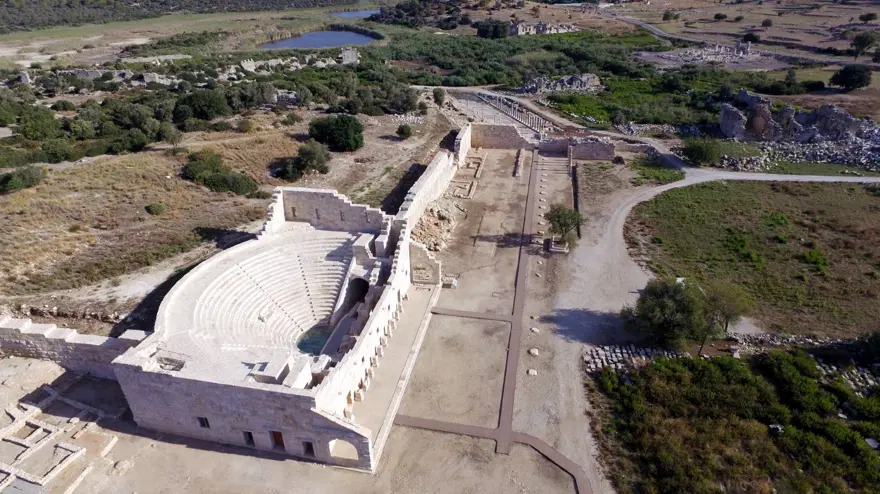 Patara Antik Kenti'ne çeyrek milyon ziyaretçi 9