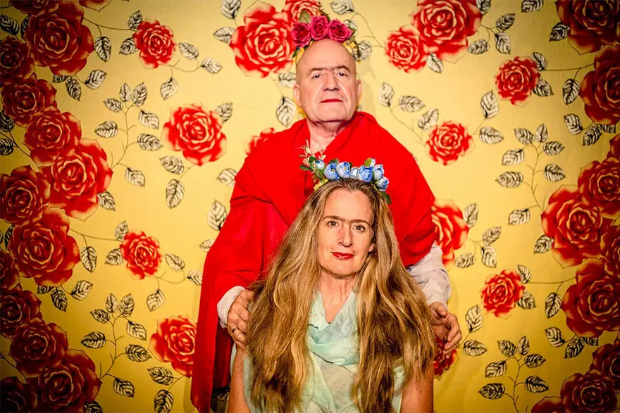 Frida Kahlo'yu taklitleriyle andı 45