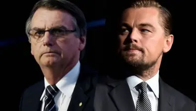 Brezilya Devlet Başkanı Bolsonaro'dan DiCaprio'ya ironik yanıt: Desteğin için teşekkürler Leo!