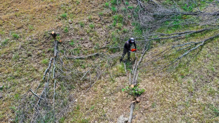 Ekmeklerini mangal kömüründen çıkarıyorlar 32