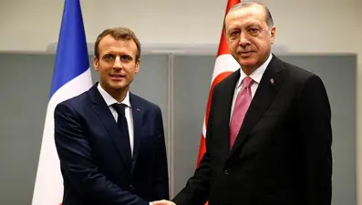 Macron: Az önce Erdoğan'la Gazze hakkında görüştük