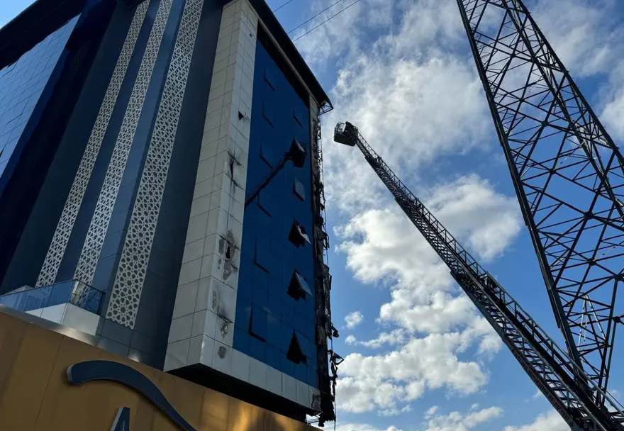 İstanbul'da özel okulda korkutan yangın 7