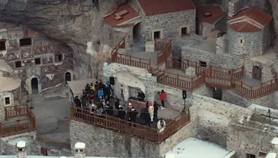 Sümela Manastırı'nda klip çekimine soruşturma