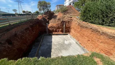 Su deposu kazısında tarih çıktı: Polis ekipleri başında bekliyor