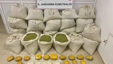 Adana'da su tankında 617,5 kilogram esrar ele geçirildi