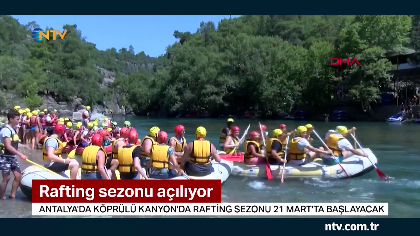 Rafting sezonu açılıyor