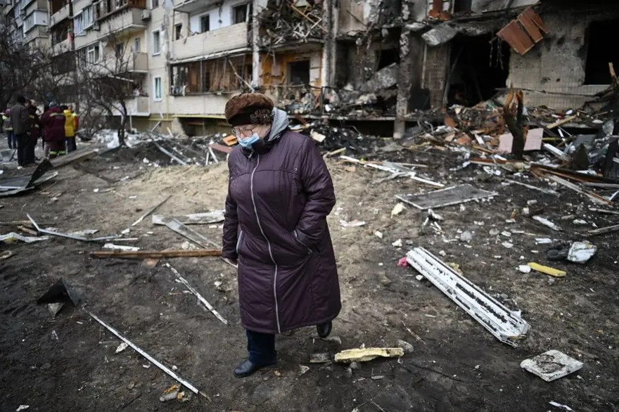 Rusya'nın saldırısının 3. gününde Ukrayna'dan fotoğraflar 18