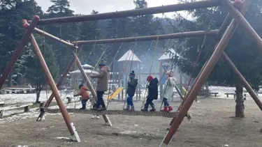 Gölcük Tabiat Parkı'na yarıyıl tatilinde ziyaretçi akını