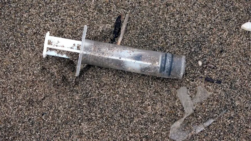 Yağış sonrası Karadeniz sahillerinde çöp yığını 1