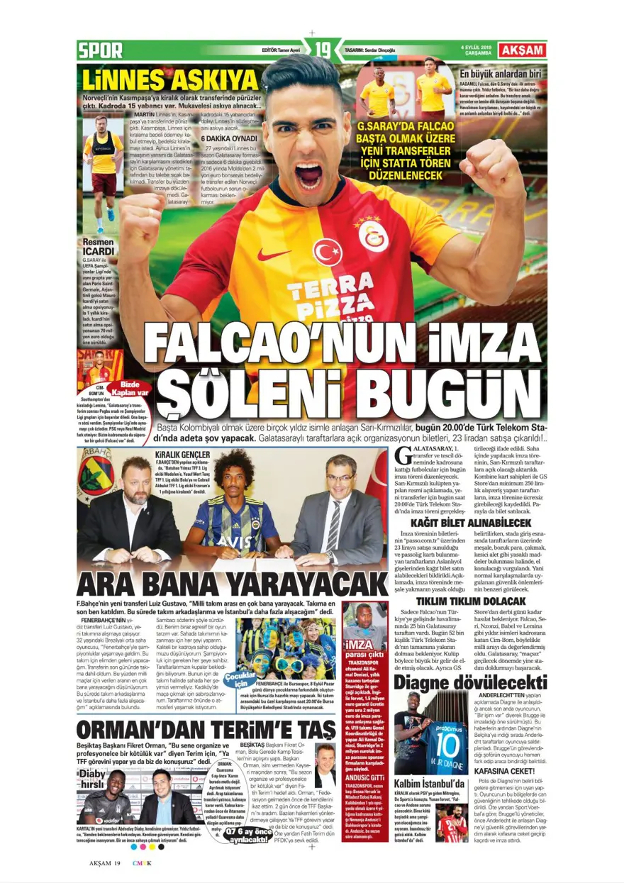 Günün spor manşetleri (04 Eylül 2019) 3