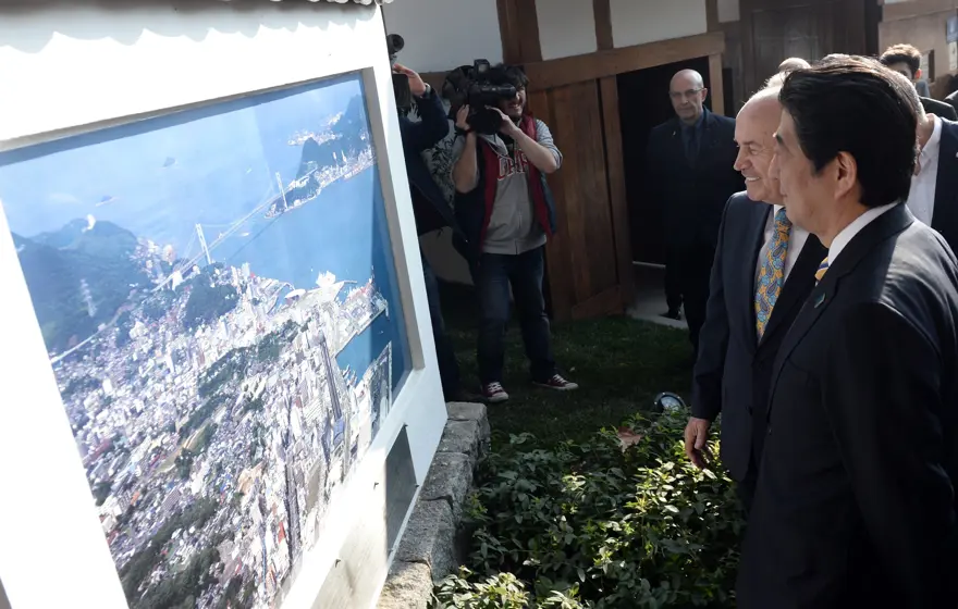 Japonya Başbakanı Abe İstanbul'da 1