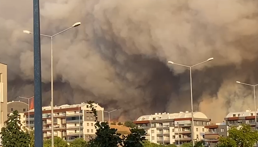 Çanakkale'de orman yangını kontrol altında 48