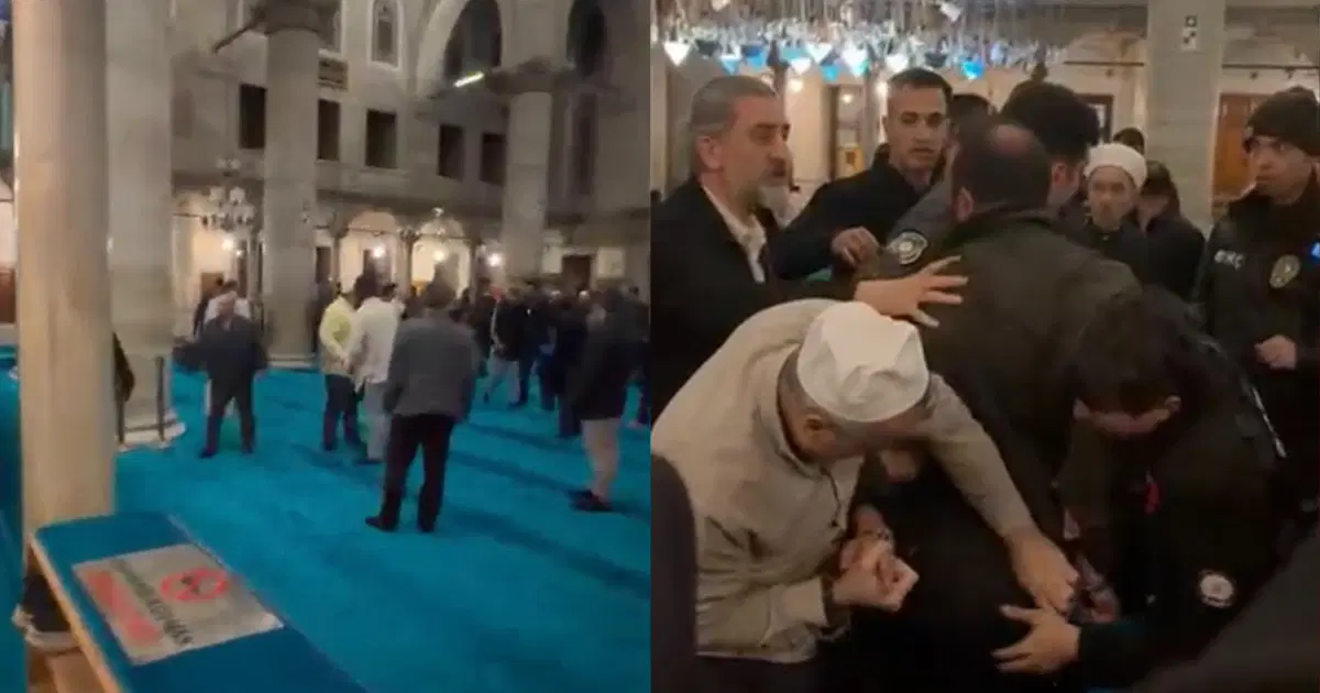 Eyüpsultan Camii'nde silahlı kavga