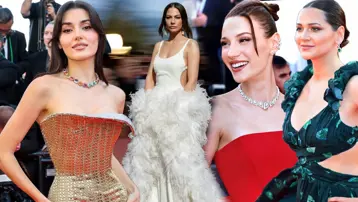 Türk yıldızlar Cannes Film Festivali'nde: Hande Erçel, Demet Özdemir ve Sümeyye Aydoğan'ın şıklık yarışı