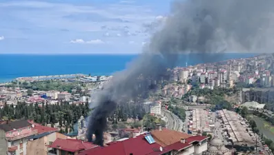 Mobilya atölyesinde korkutan yangın