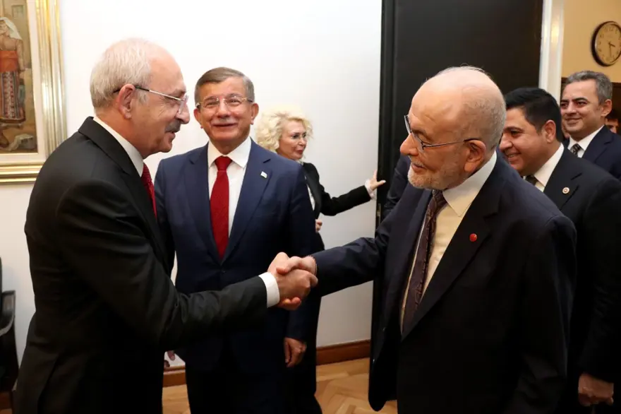 Kılıçdaroğlu,Karamollaoğlu ve Davutoğlu ile görüştü 3