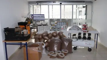 Çanakkale'de kaçak tütün operasyonu