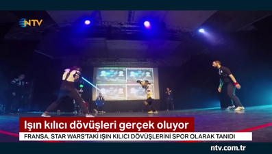 Işın kılıcı eskrim dalı oluyor