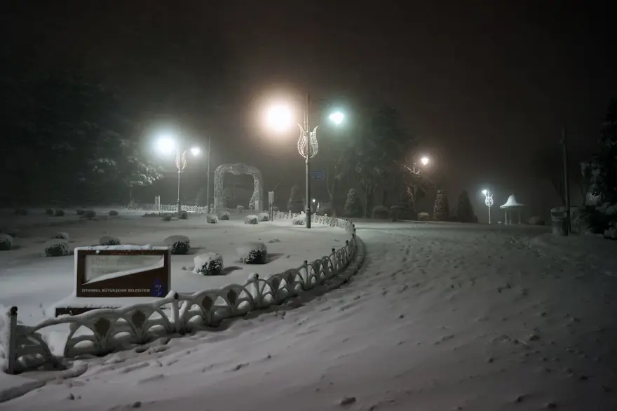 İstanbul'da kar 34