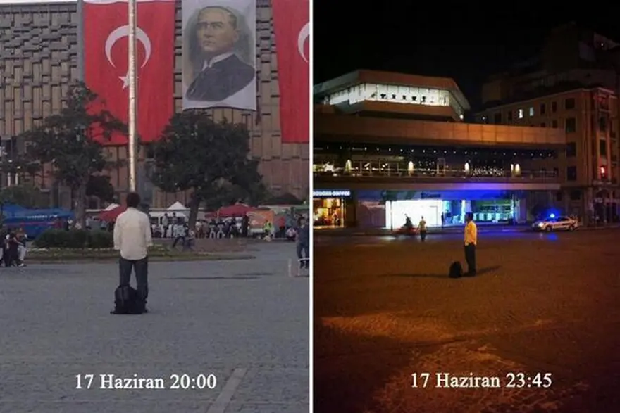 'Duran adam'lar sosyal medyada 32
