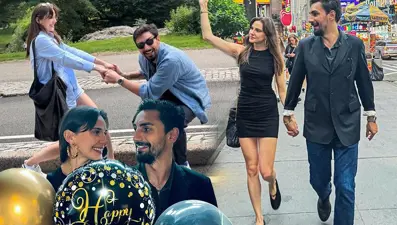 Alina Boz ile Umut Evirgen New York'ta aşka geldi