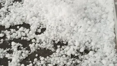 Ardahan'da dolu yağışı